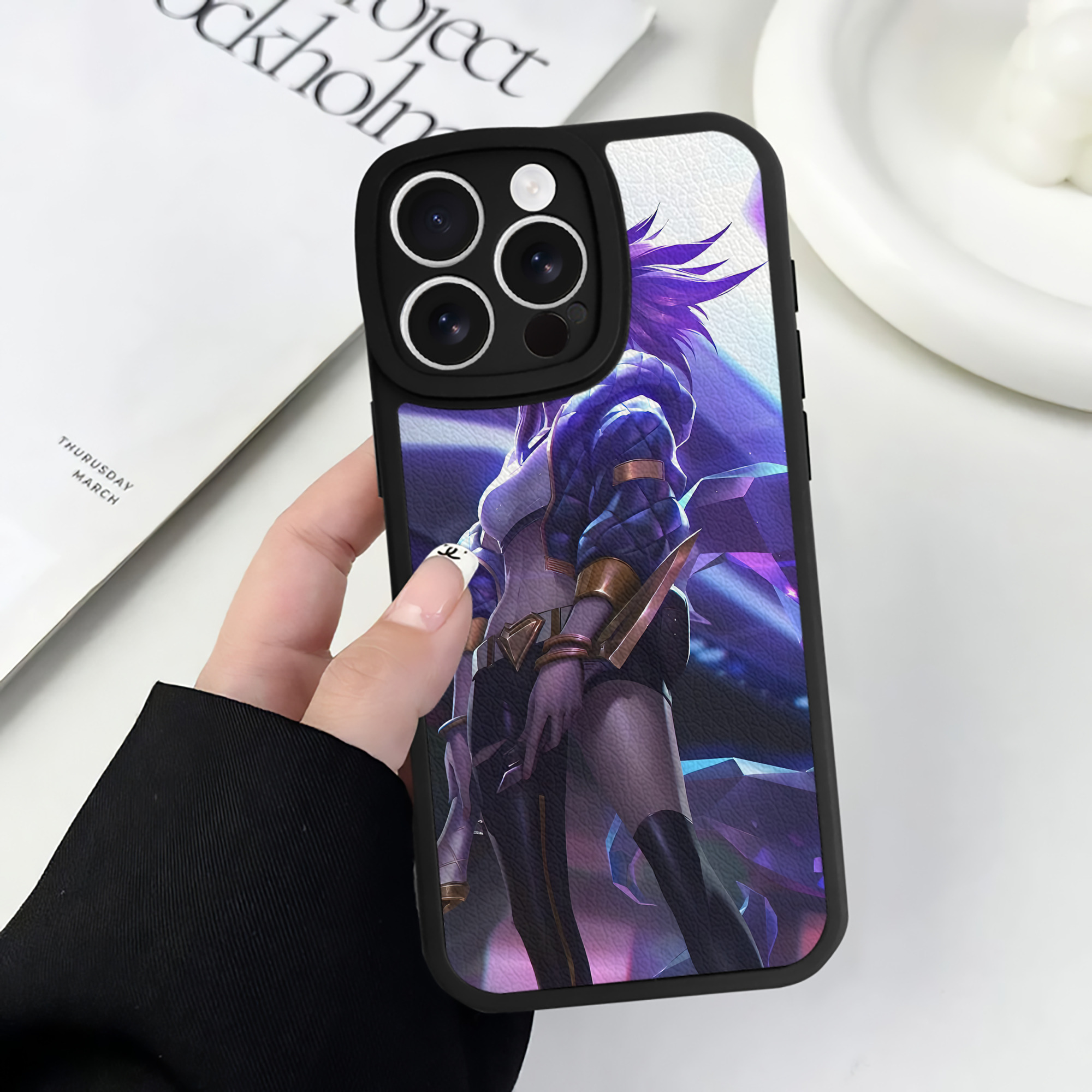 リーグ・オブ・レジェンド League of Legends LOL 【iPhone 16シリーズ対応】シリコンスマホケース（レザー調） 材質：シリコン